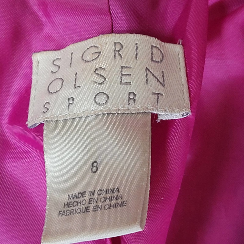 EUC Sigrid Olsen Silk Pink Tweed Blazer - Picture 6 of 15